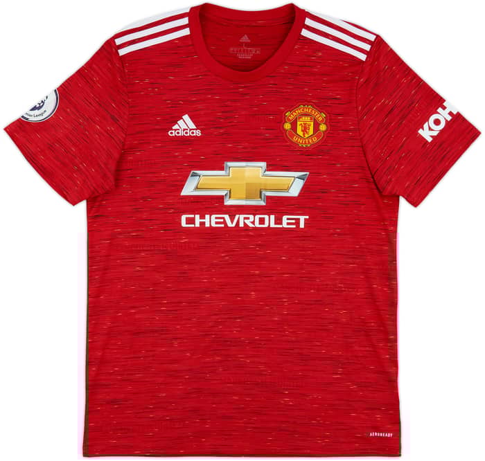 2020-21 Manchester United Home Shirt B.Fernandes #18 - 10/10 - (L)