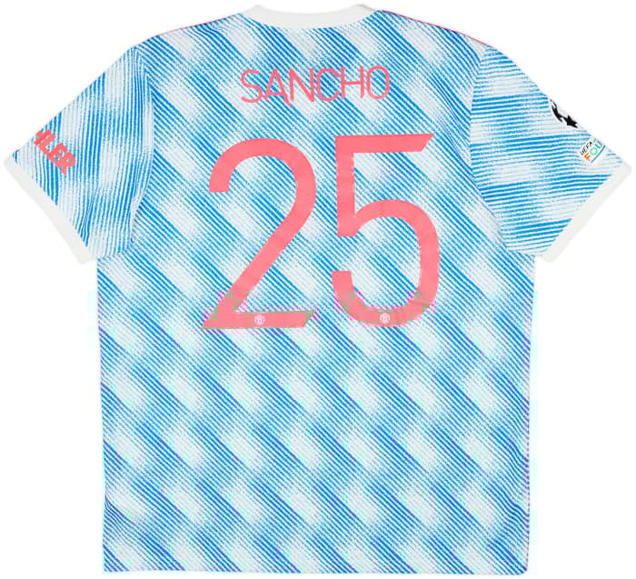 2021-22 Manchester United Away Shirt Sancho #25 - 8/10 - (XL)