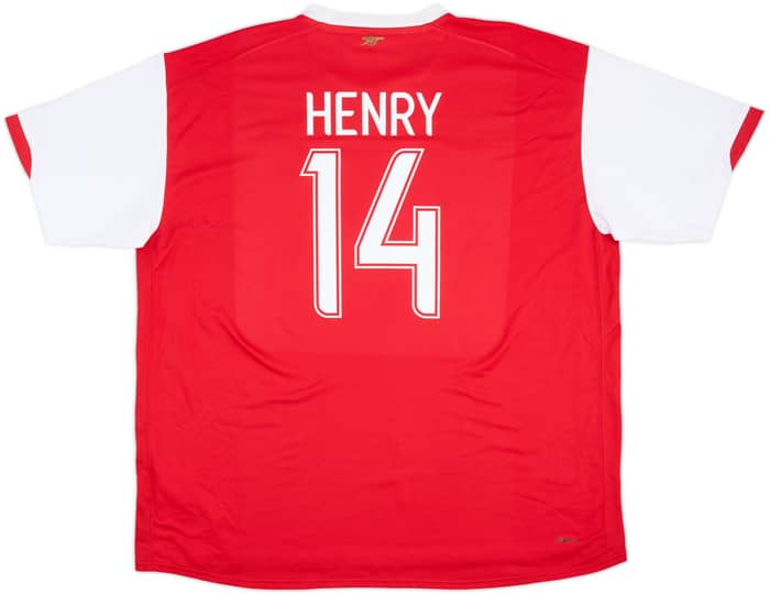 2006-08 Arsenal Home Shirt Henry #14 - 6/10 - (3XL)