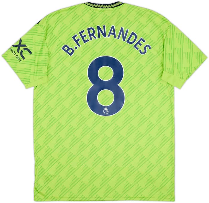 2022-23 Manchester United Third Shirt B.Fernandes #8 - 9/10 - (L)