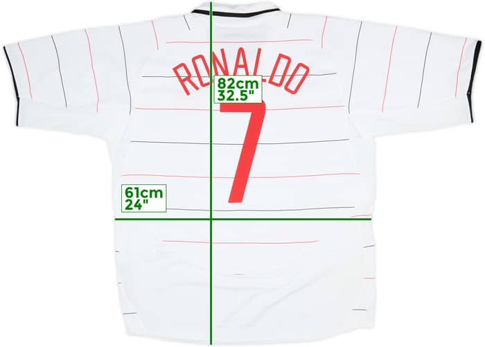 2003-05 Manchester United Third Shirt Ronaldo #7 - 8/10 - (XXL)