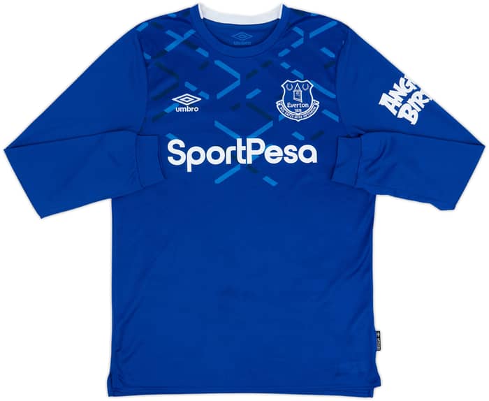 2019-20 Everton Home L/S Shirt Richarlison #7 - 9/10 - (M)