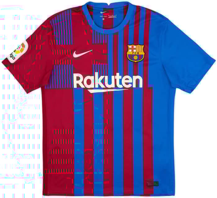 2021-22 Barcelona Home Shirt Pedri #16 - 8/10 - (M)