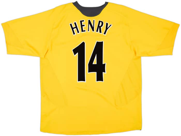 2005-06 Arsenal Away Shirt Henry #14 - 8/10 - (XL)