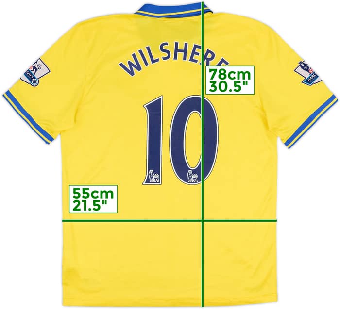 2013-14 Arsenal Away Shirt Wilshere #10 - 8/10 - (L)