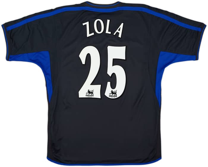 2002-04 Chelsea Away Shirt Zola #25 - 10/10 - (L)