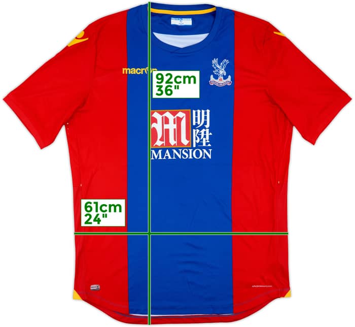 2016-17 Crystal Palace Home Shirt - 6/10 - (5XL)