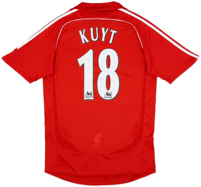 2006-08 Liverpool Home Shirt Kuyt #18 - 8/10 - (S)