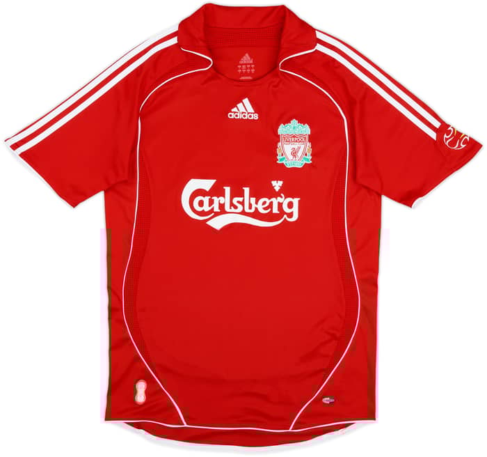 2006-08 Liverpool Home Shirt Kuyt #18 - 8/10 - (S)