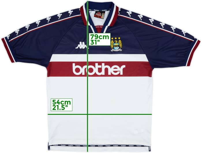 1997-98 Manchester City Away Shirt - 9/10 - (XL)