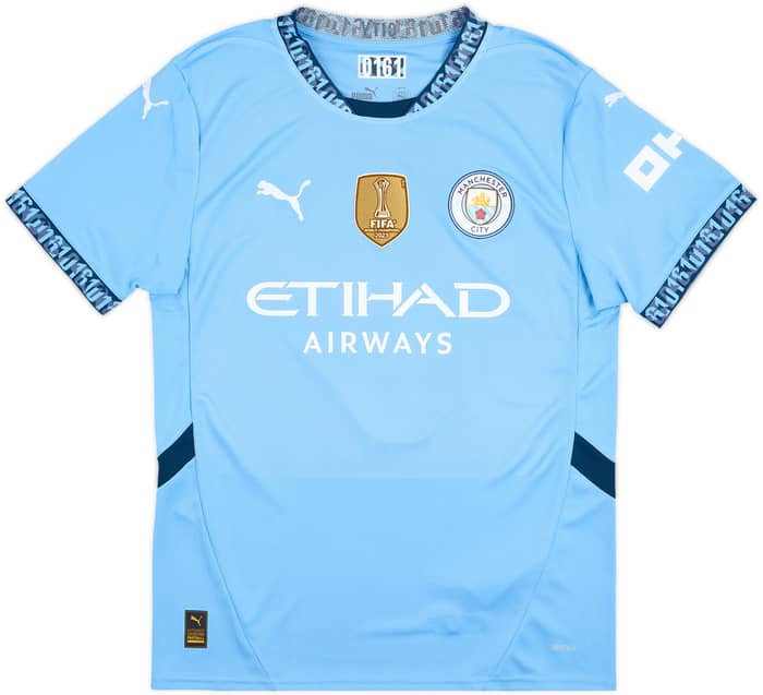 2024-25 Manchester City Home Shirt Haaland #9 - 9/10 - (M)