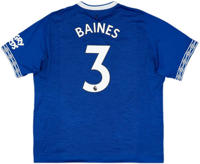 2018-19 Everton Home Shirt Baines #3 - 7/10 - (3XL)