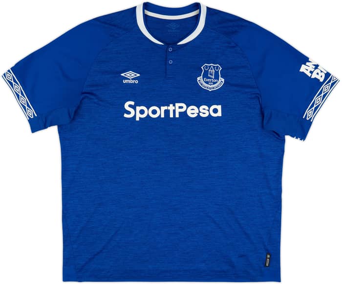 2018-19 Everton Home Shirt Baines #3 - 7/10 - (3XL)