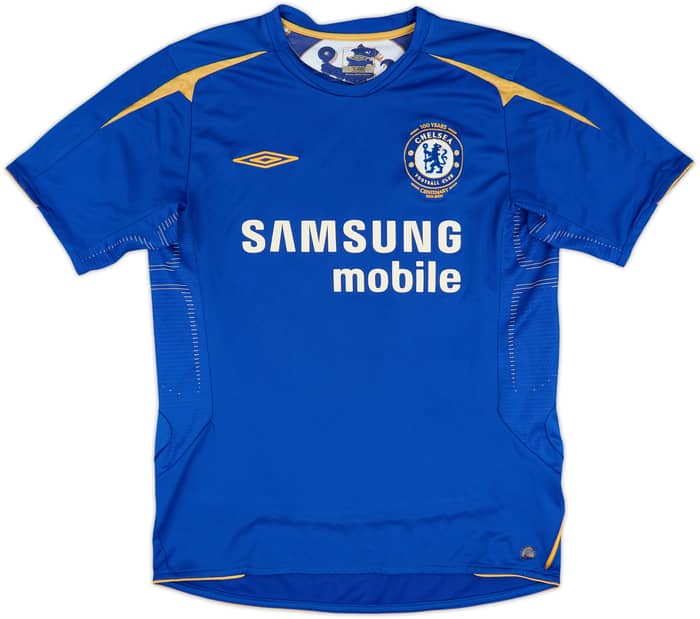 2005-06 Chelsea Centenary Home Shirt Drogba #15 - 6/10 - (M)
