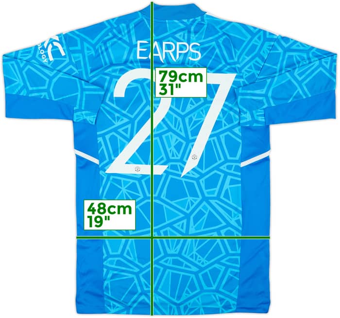 2022-23 Manchester United GK Shirt Earps #27 - 9/10 - (Men's S)