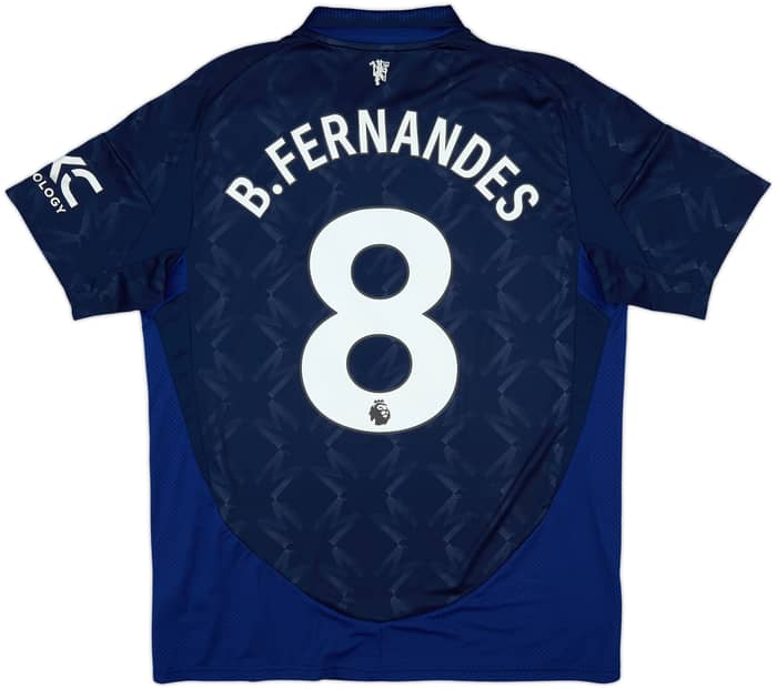 2024-25 Manchester United Away Shirt B.Fernandes #8 - 10/10 - (L)