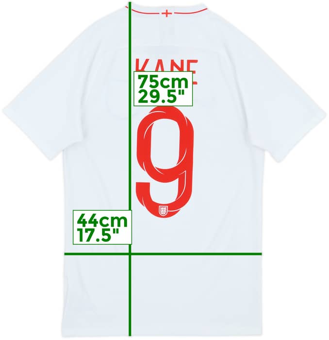 2018-19 England Home Shirt Kane #9 - 7/10 - (S)