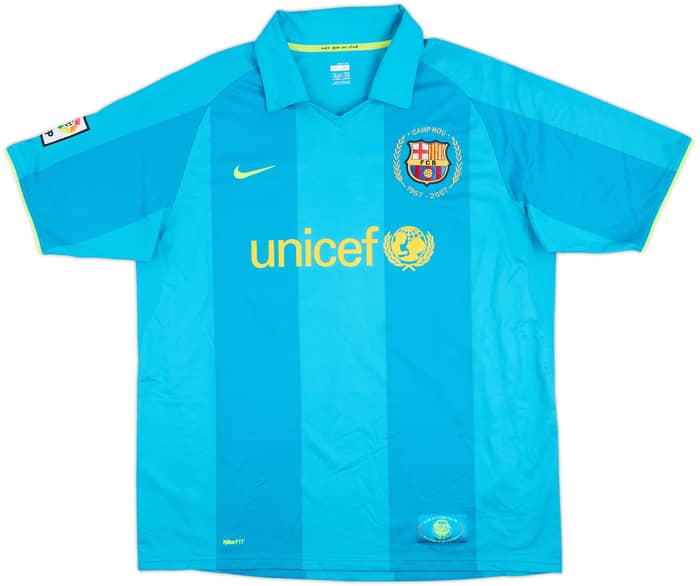 2007-09 Barcelona Away Shirt Ronaldinho #10 - 10/10 - (XL)