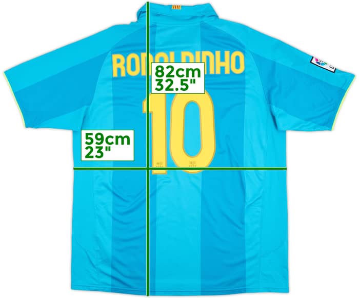 2007-09 Barcelona Away Shirt Ronaldinho #10 - 10/10 - (XL)
