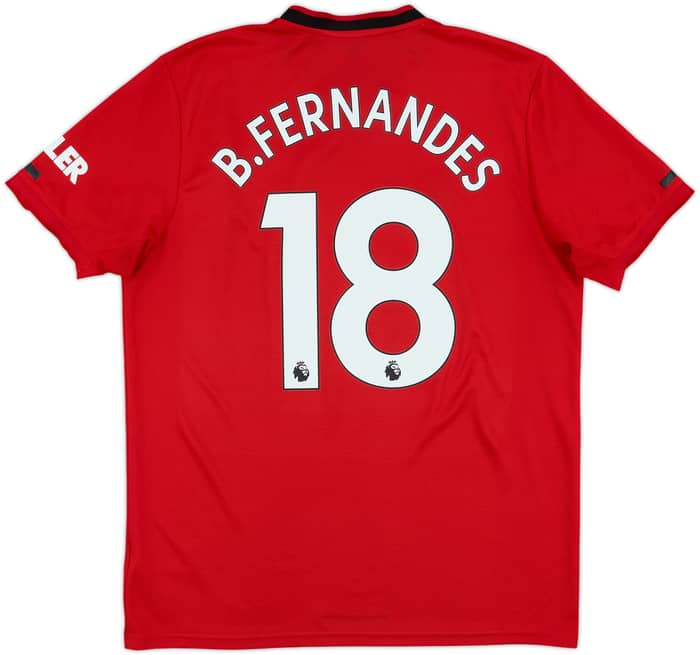 2019-20 Manchester United Home Shirt B.Fernandes #18 - 7/10 - (L)