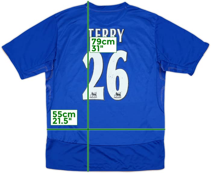 2005-06 Chelsea Centenary Home Shirt Terry #26 - 6/10 - (L)