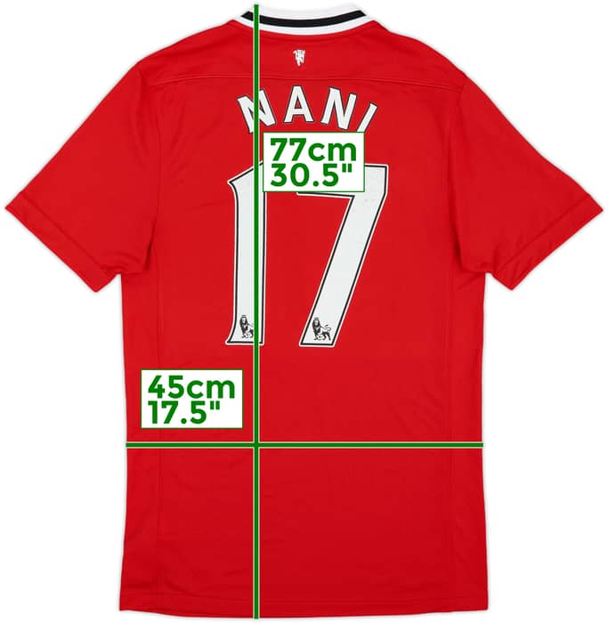 2011-12 Manchester United Home Shirt Nani #17 - 6/10 - (S)