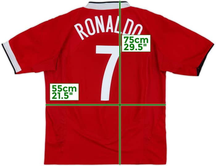 2004-06 Manchester United Home Shirt Ronaldo #7 - 7/10 - (L)