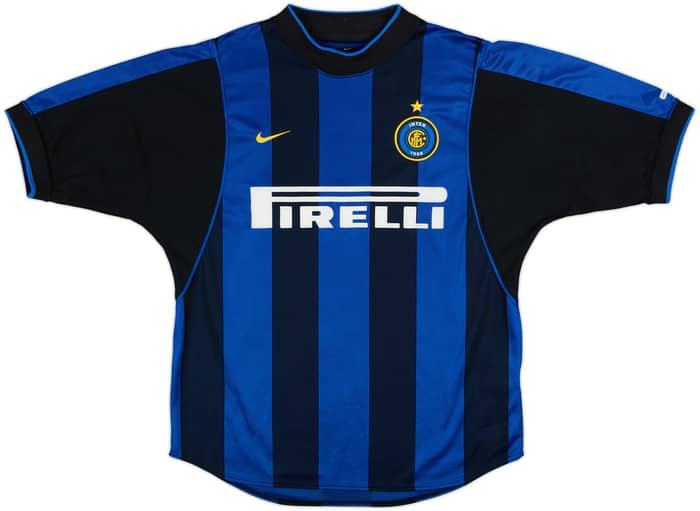2000-01 Inter Milan Home Shirt Ronaldo #9 - 8/10 - (M)