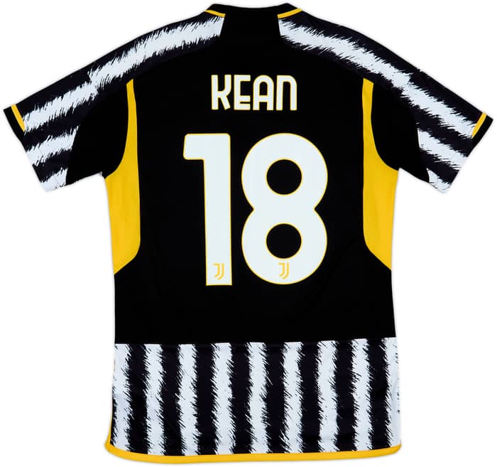 2023-24 Juventus Home Shirt Kean #18 - 8/10 - (M)