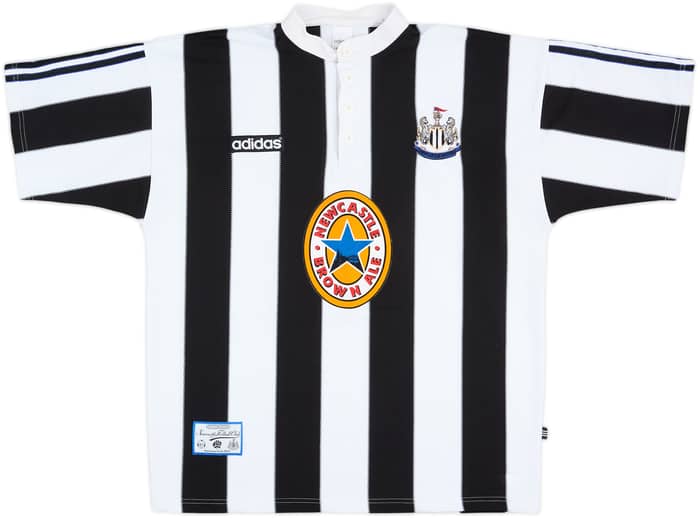 1995-97 Newcastle Home Shirt Shearer #9 - 9/10 - (XL)
