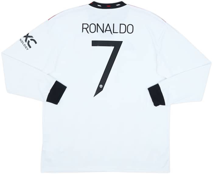 2022-23 Manchester United Away L/S Shirt Ronaldo #7 - 10/10 - (XL)