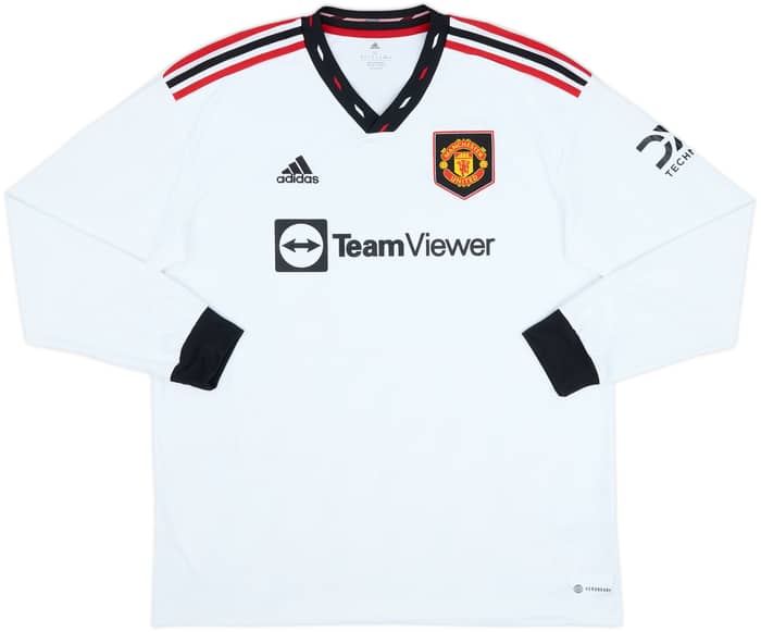 2022-23 Manchester United Away L/S Shirt Ronaldo #7 - 10/10 - (XL)