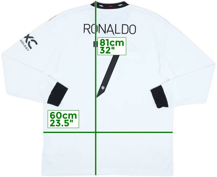 2022-23 Manchester United Away L/S Shirt Ronaldo #7 - 10/10 - (XL)