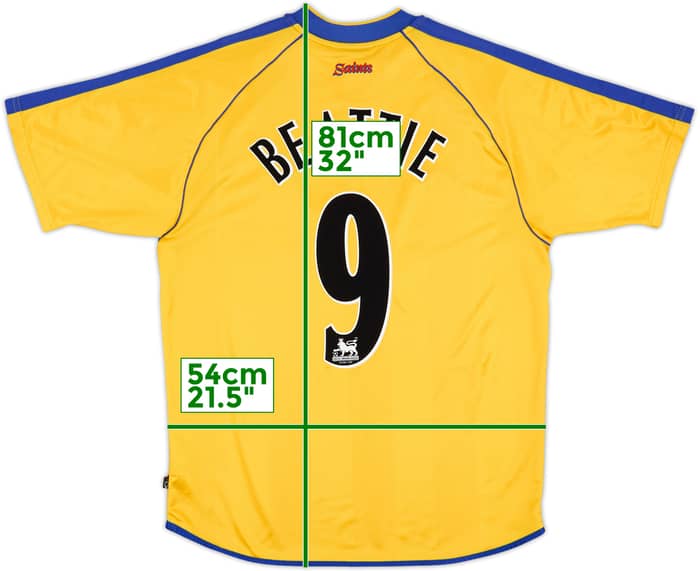 2002-04 Southampton Third Shirt Beattie #9 - 8/10 - (L)