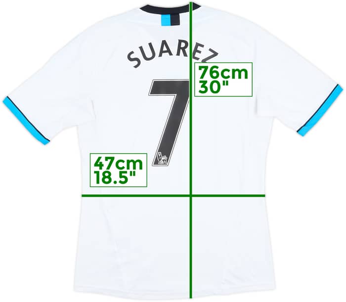 2011-12 Liverpool Third Shirt Suarez #7 - 7/10 - (M)