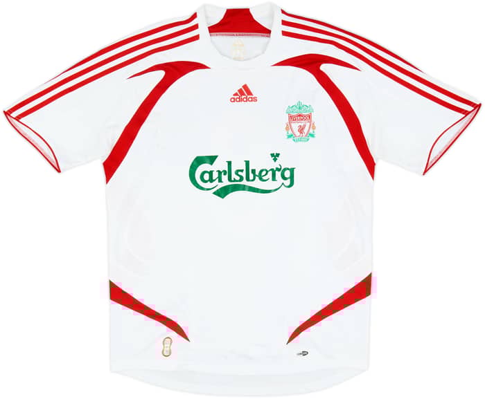 2007-08 Liverpool Away Shirt Gerrard #8 - 6/10 - (M)