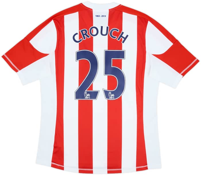 2012-13 Stoke '150 Years' Home Shirt Crouch #25 - 9/10 - (L)