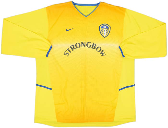 Camiseta de visitante L/S del Leeds United 2002-03 Kewell #10 - 8/10 - (XXL)