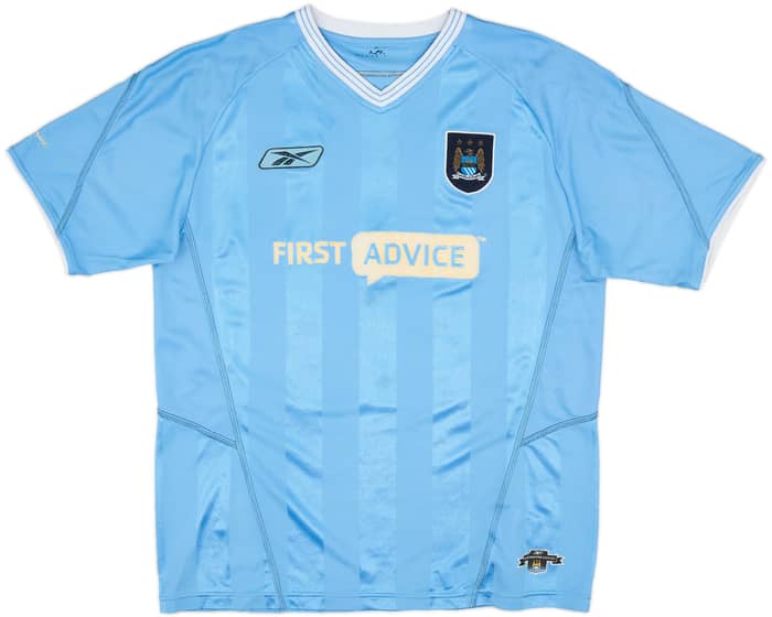 2003-04 Manchester City Home Shirt Anelka #39 - 7/10 - (S)