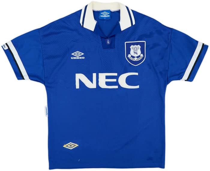 1993-95 Everton Home Shirt Ferguson #9 - 7/10 - (M)