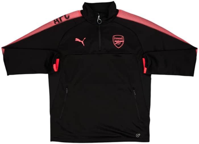 2017-18 Arsenal Puma 1/4 Zip Training Top - 8/10 - (L)