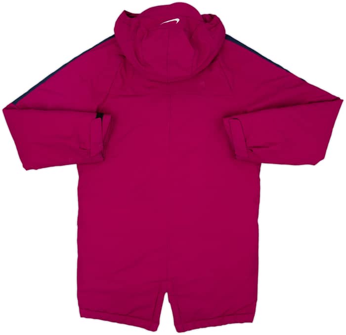 2017-18 Manchester City Nike Player Issue Hooded Padded Bench Coat #68 - 9/10 - (S)