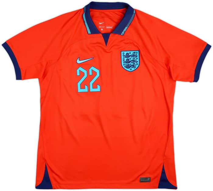 2022-23 England Away Shirt Bellingham #22 - 10/10 - (L)
