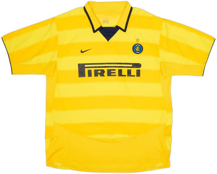 2003-04 Inter Milan Away Shirt J.Zanetti #4 - 8/10 - (XL)