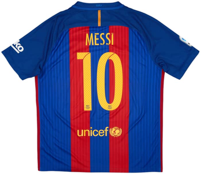 2016-17 Barcelona Home Shirt Messi #10 - 8/10 - (L)