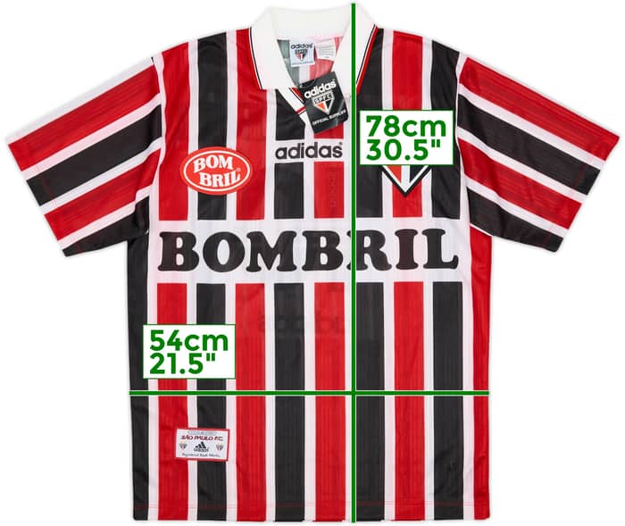 Camiseta de visitante de Sao Paulo 1998 #10 (M)