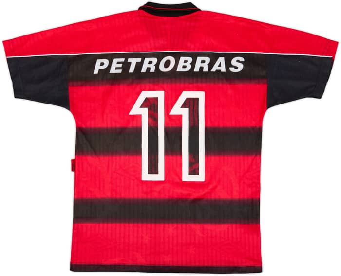 1998 Flamengo Home Shirt #11 - 8/10 - (L)