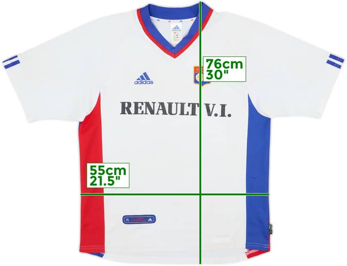 2001-02 Lyon Home Shirt - 7/10 - (L)