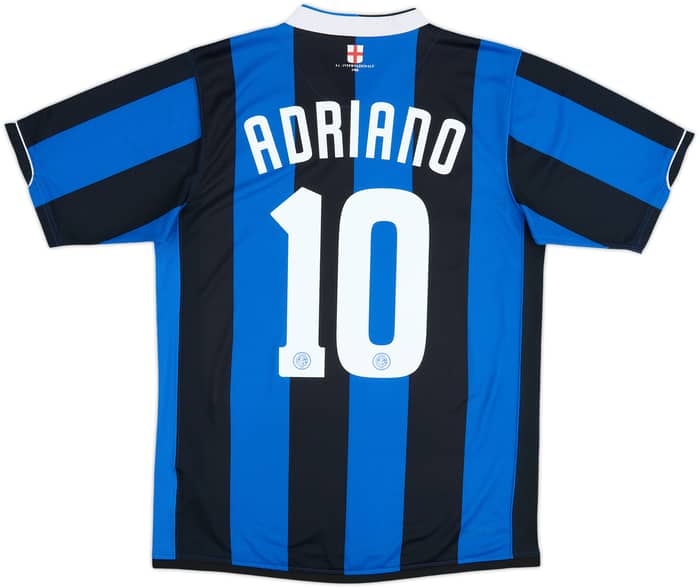 2006-07 Inter Milan Home Shirt Adriano #10 - 8/10 - (M)