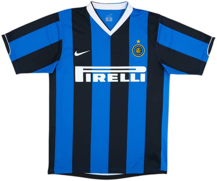 2006-07 Inter Milan Home Shirt Adriano #10 - 8/10 - (M)